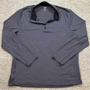 1764 Signature Collection Pullover Mens XL Golf Performance 1/4 Zip Heather